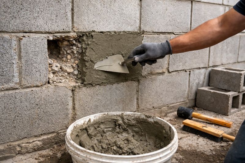 Block Wall Repair in Lincoln Park, MI