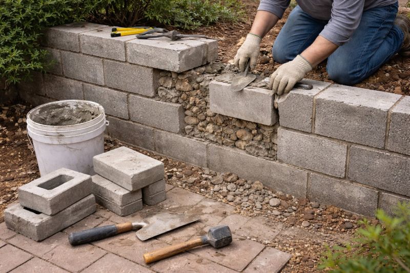 Block Wall Repair in Lincoln Park, MI