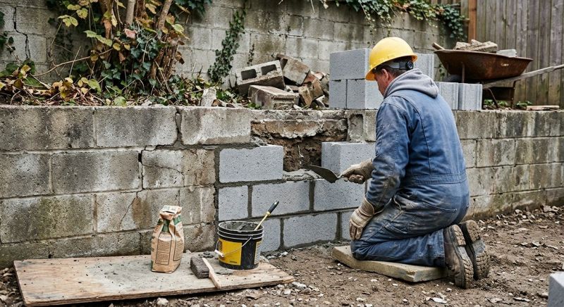 Block Wall Repair in Wayne, MI