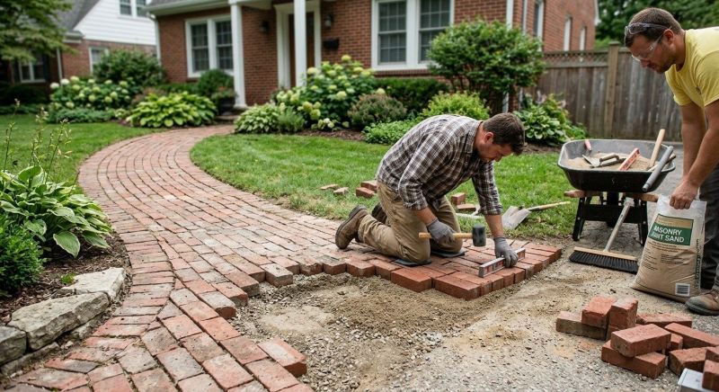 Brick Flatwork Repair in Carleton, MI
