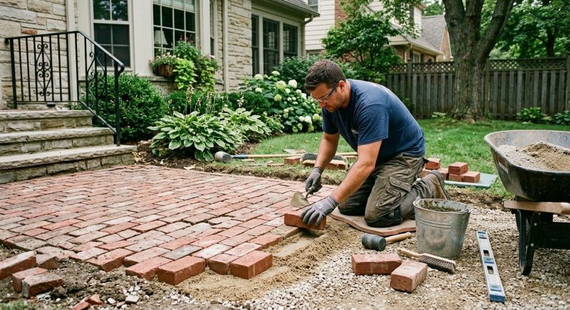 Brick Flatwork Repair in Romulus, MI