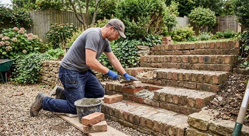 Brick Stairs Repair in Grosse Ile, MI
