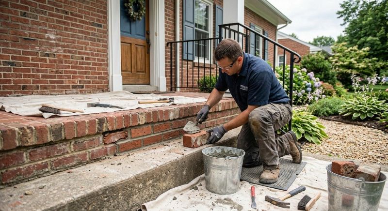 Brick Stairs Repair in Temperance, MI