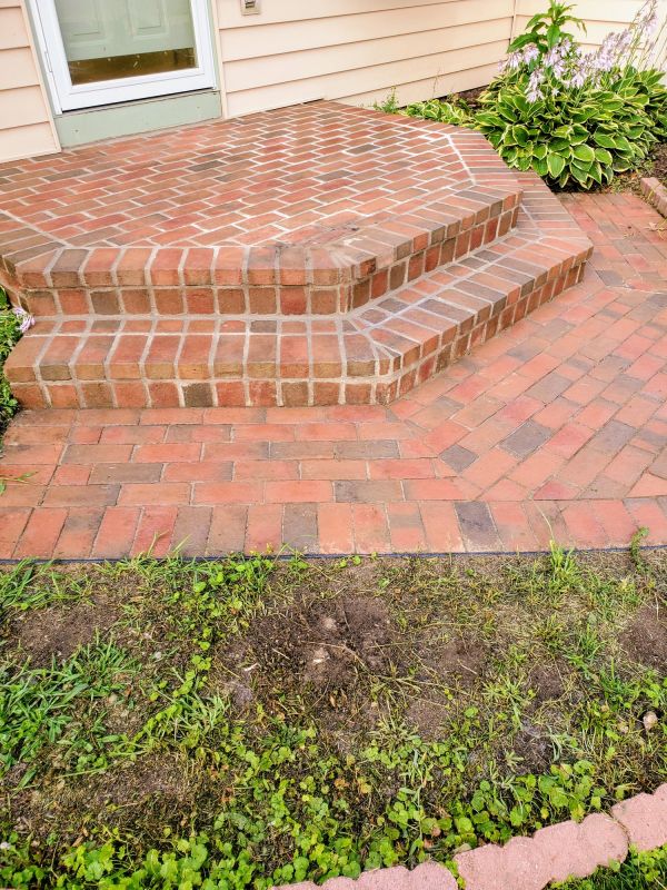 Brick Stoop Repair in Monroe, MI