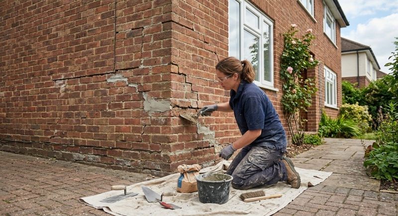 Brick Wall Repair in Dundee, MI