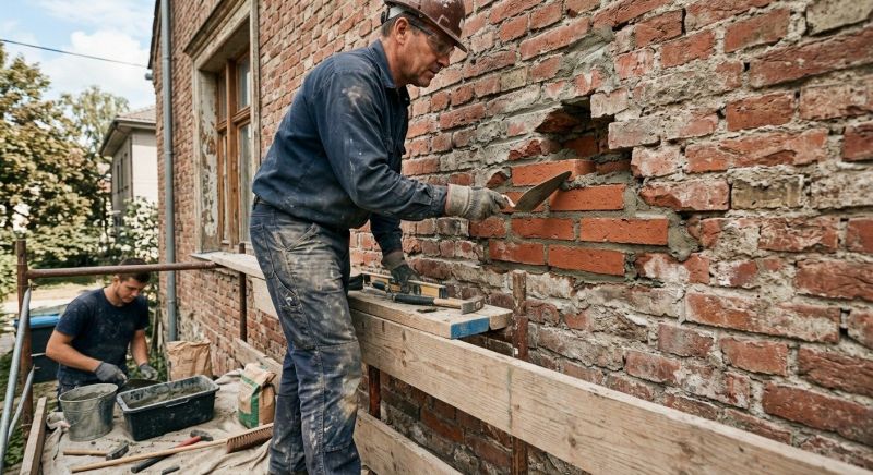 Brick Wall Repair in Newport, MI