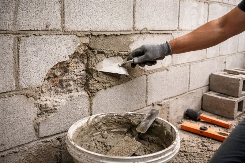 Concrete Block Repair in Temperance, MI