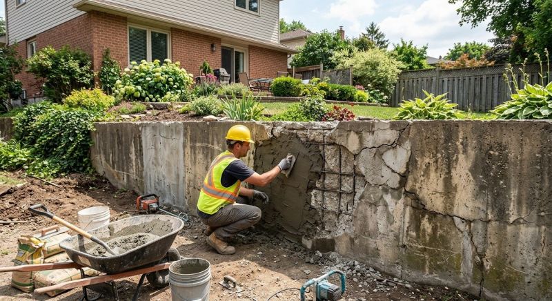 Retaining Wall Repair in Grosse Ile, MI