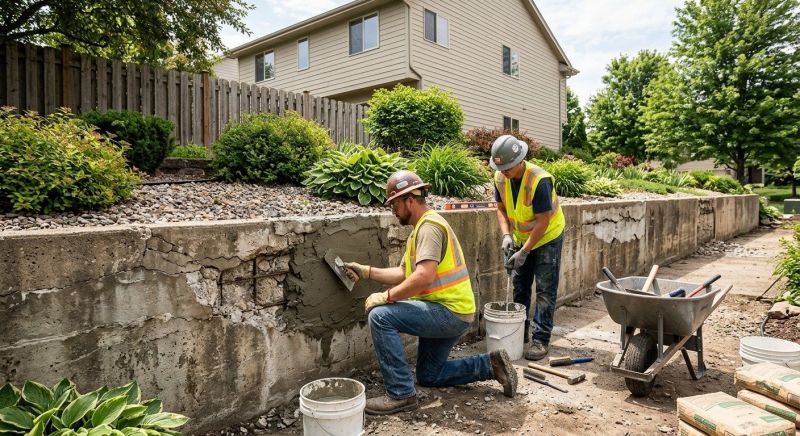 Retaining Wall Repair in Monroe, MI
