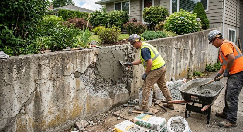 Retaining Wall Repair in Lincoln Park, MI