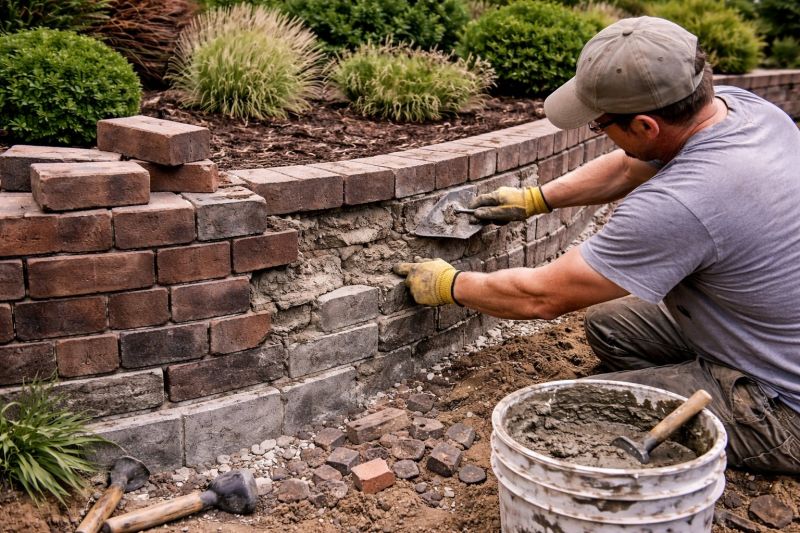 Retaining Wall Repair in Milan, MI