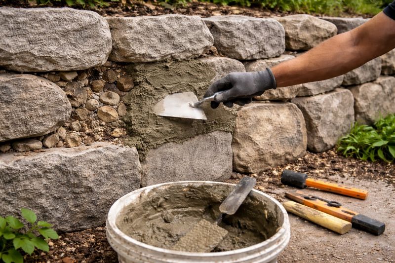 Retaining Wall Repair in Romulus, MI