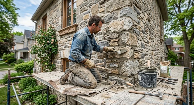 Stone Masonry Repair in Carleton, MI