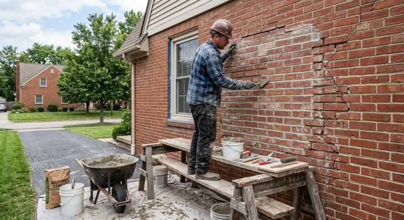Stone Masonry Repair in Dundee, MI
