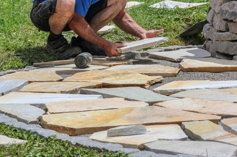 Stone Walkway Repair in Monroe, MI