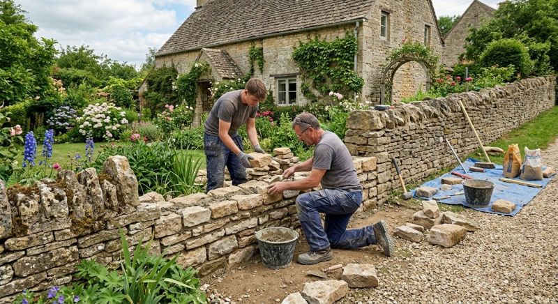 Stone Wall Repair in Monroe, MI